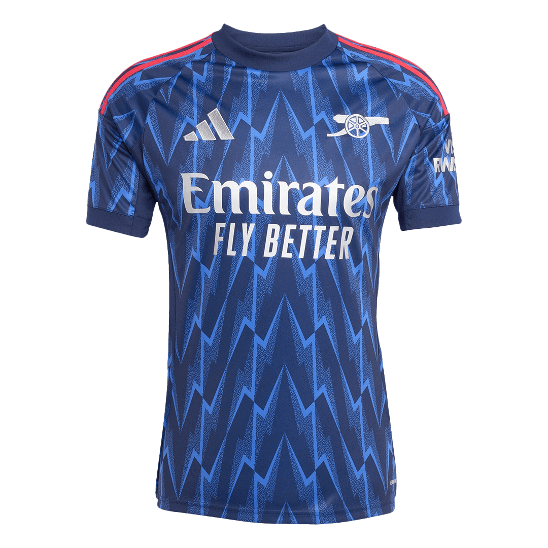Camiseta SAKA #7 Arsenal 2025/26 Segunda Equipación-Versión Hincha-Camisetas Pasion Shop