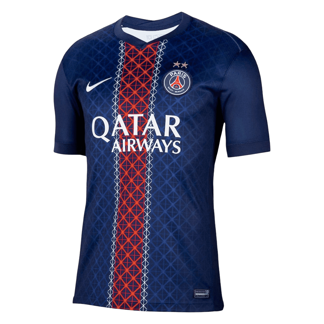 Camiseta Champions of Europe #26 PSG 2025/26 Primera Equipación - Version Hincha - Calidad premium
