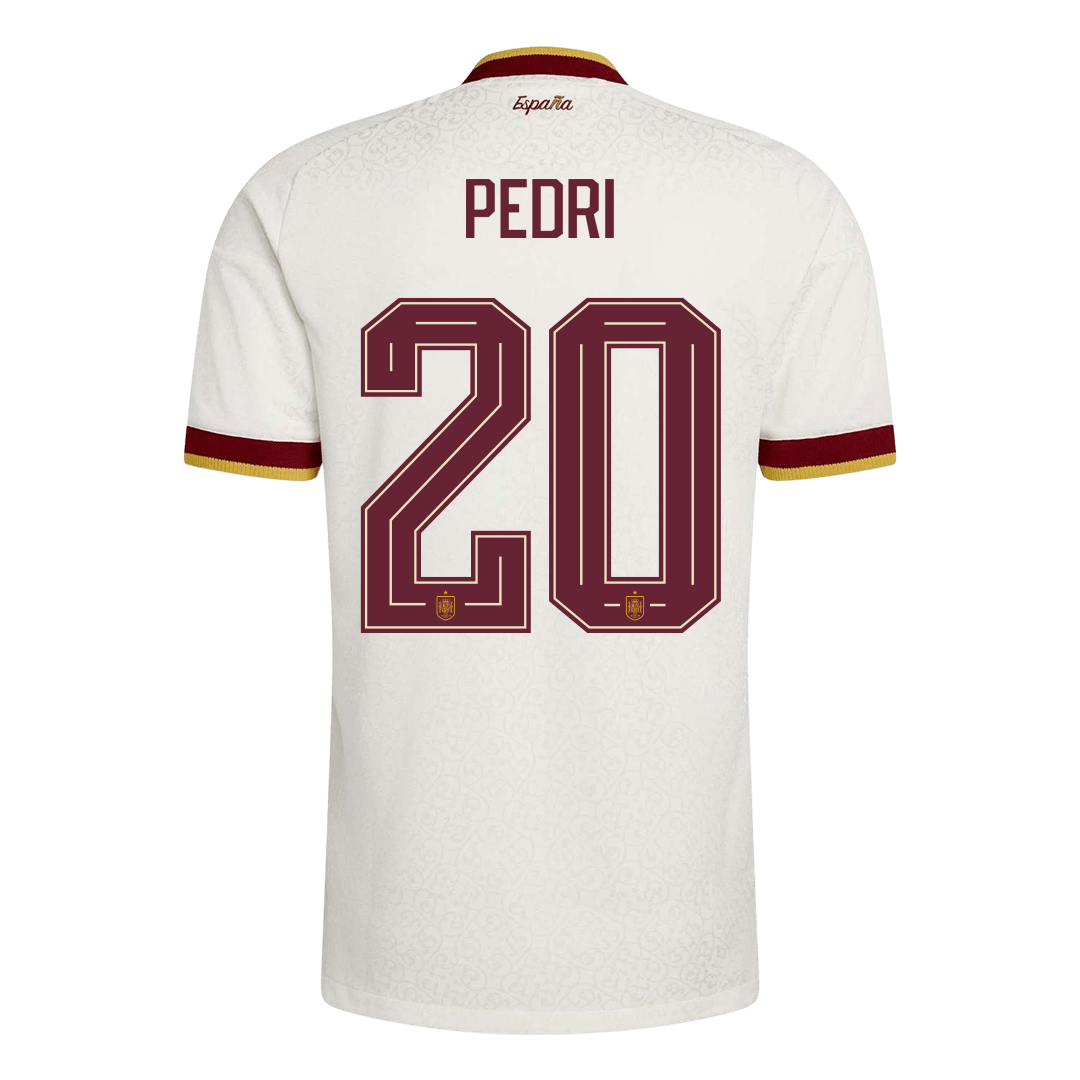 Camiseta Auténtica PEDRI #20 Spain 2026 Segunda Equipación Copa del Mundo - Version Jugador