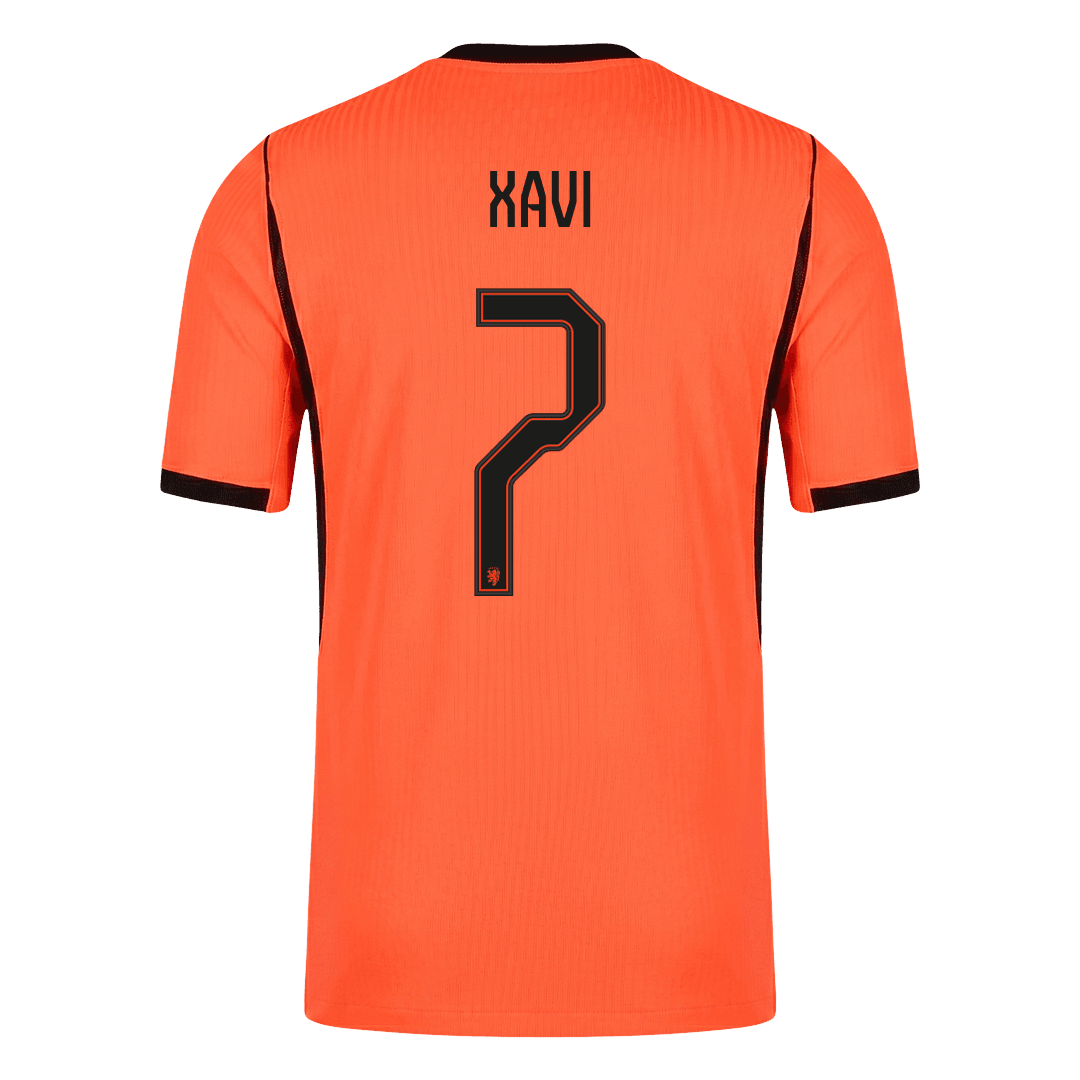Camiseta Auténtica XAVI #7 Netherlands 2026 Primera Equipación Copa del Mundo - Version Jugador