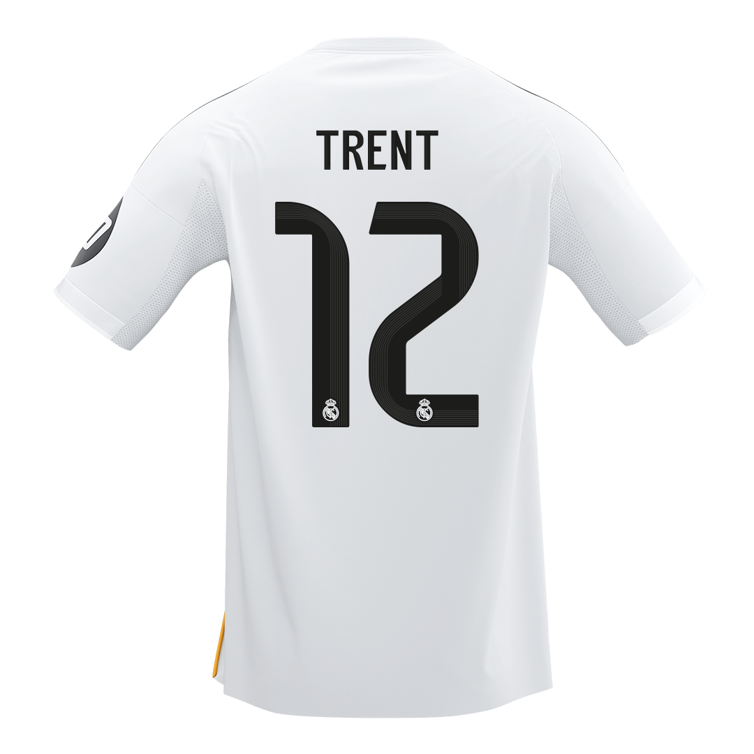 Calidad Premium Camiseta TRENT #12 Real Madrid 2025/26 Primera Equipación-Versión Hincha-Camisetas Pasion Shop