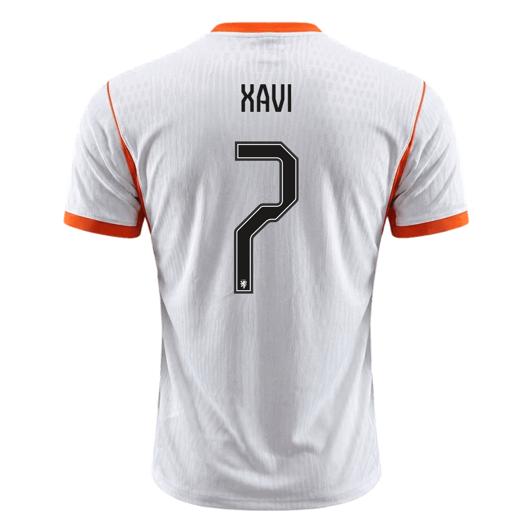 Camiseta Auténtica XAVI #7 Netherlands 2026 Segunda Equipación Copa del Mundo - Version Jugador