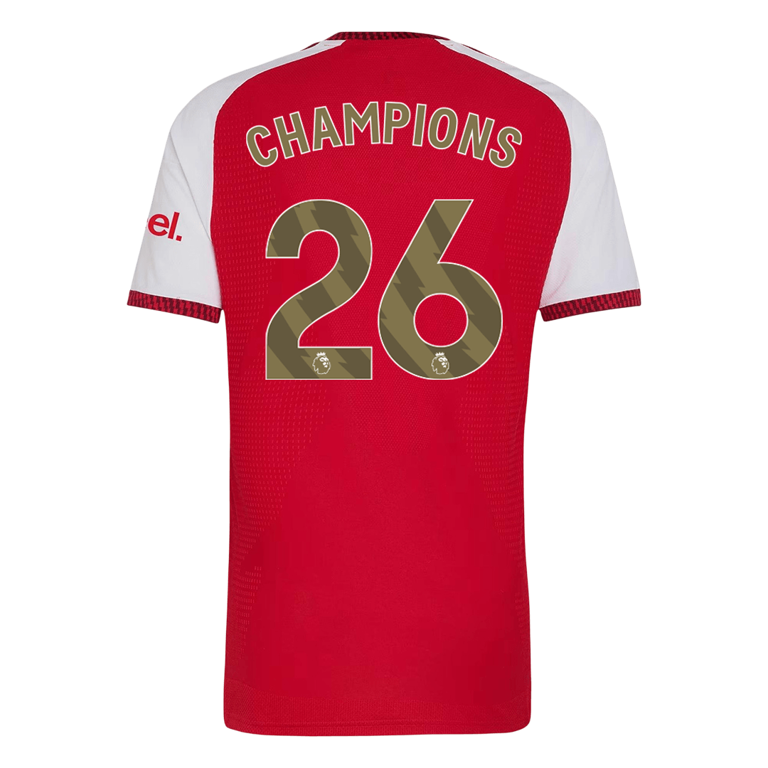 Camiseta Auténtica CHAMPIONS #26 Arsenal 2026/27 Primera Equipación - Version Jugador