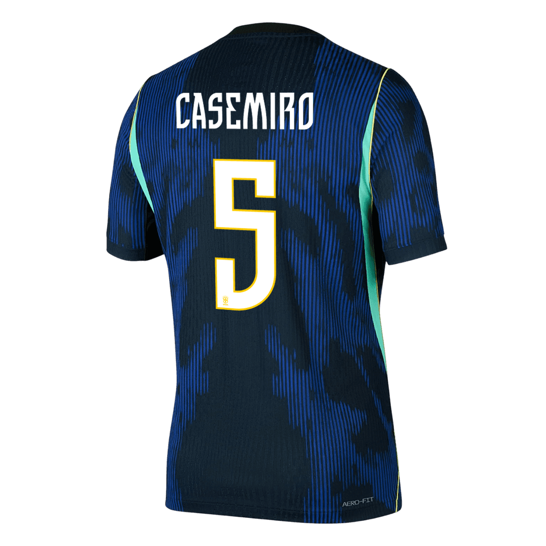 Camiseta Auténtica CASEMIRO #5 Brazil 2026 Segunda Equipación Copa del Mundo - Version Jugador