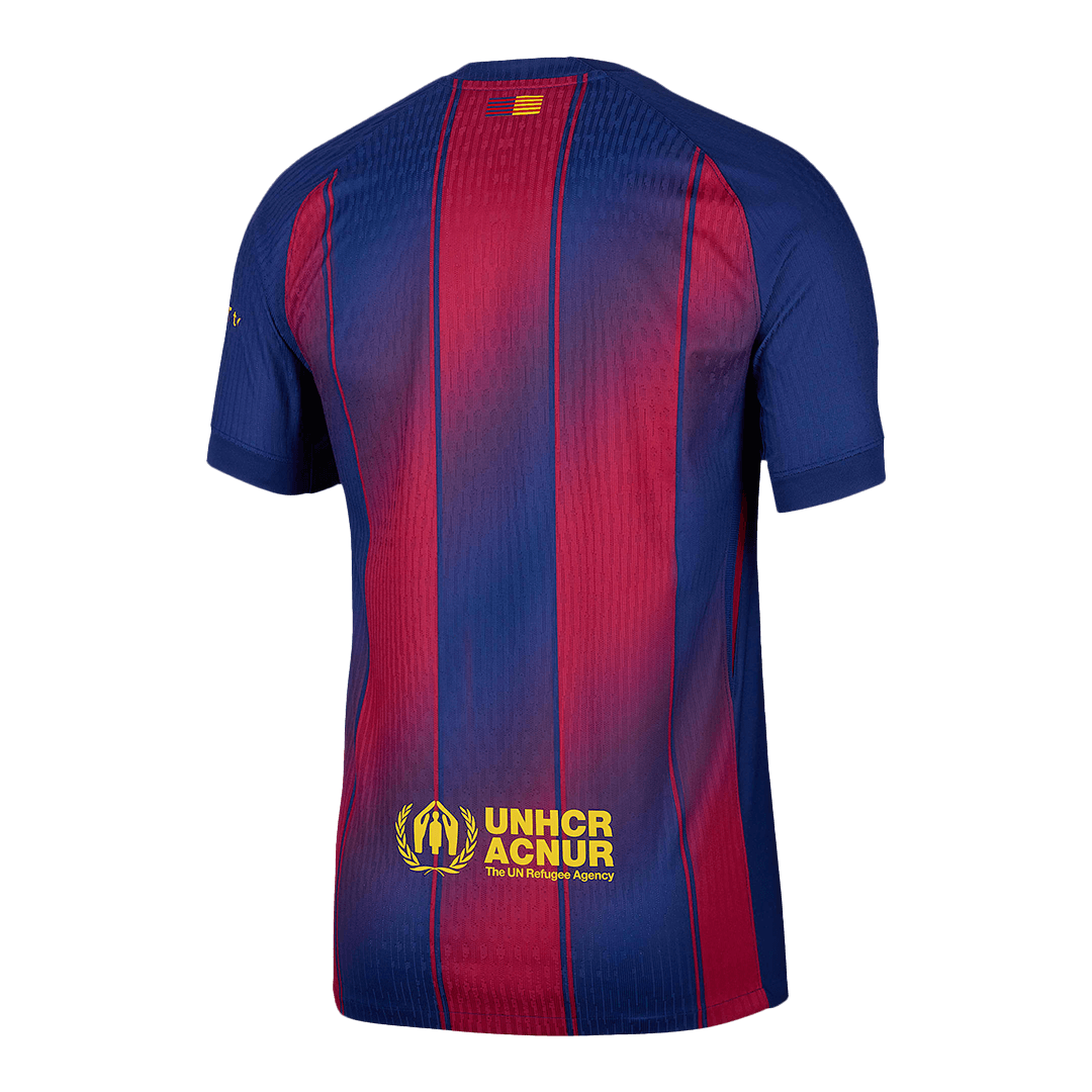 Camiseta Auténtica Barcelona 2025/26 Primera Equipación - Version Jugador