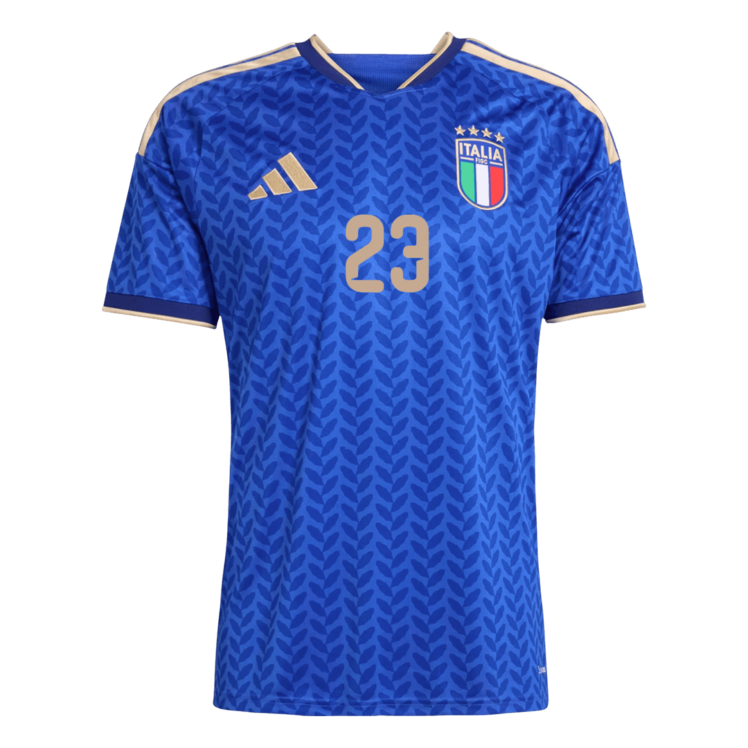 Camiseta BASTONI #23 Italy 2026 Primera Equipación Copa del Mundo - Versión Hincha