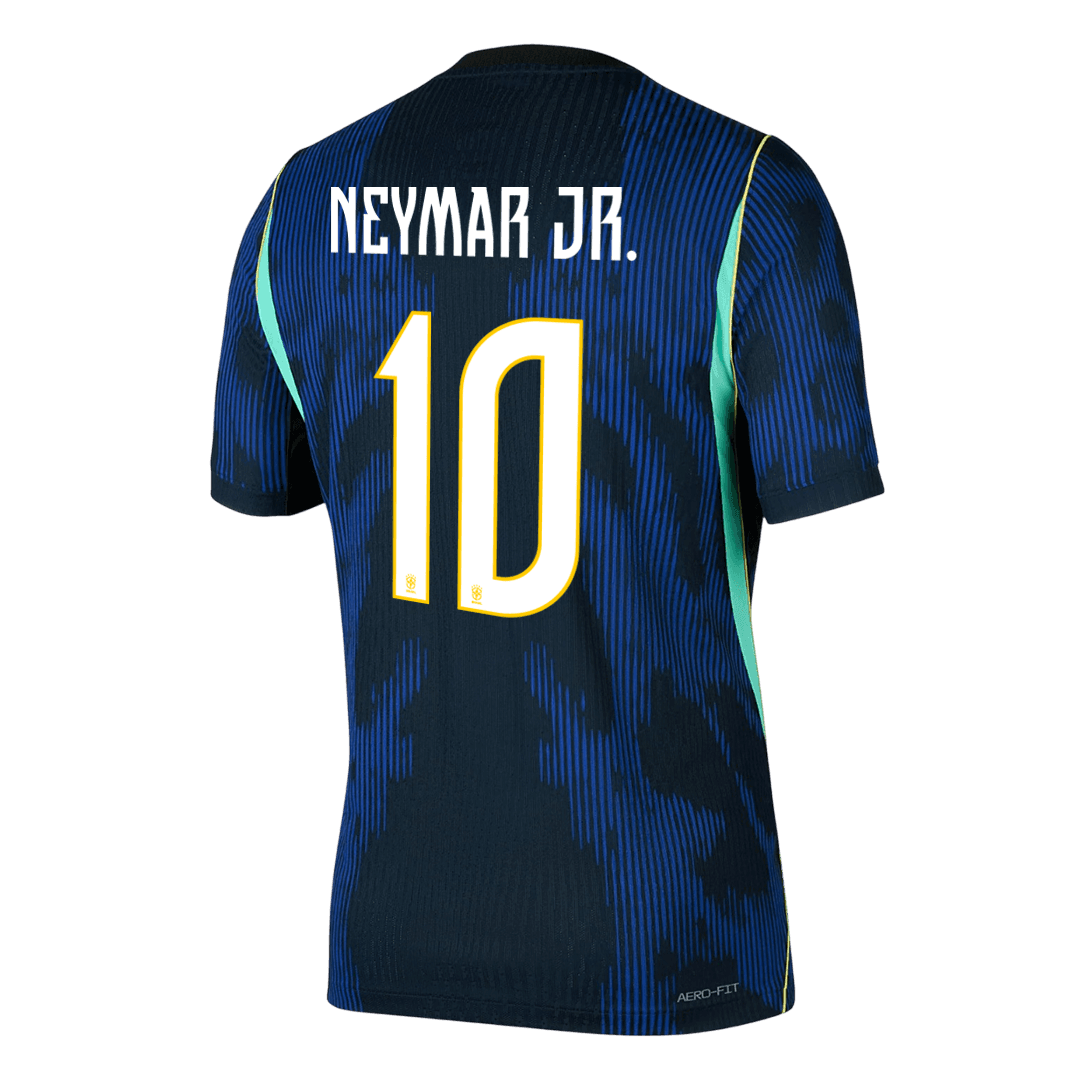 Camiseta Auténtica NEYMAR JR. #10 Brazil 2026 Segunda Equipación Copa del Mundo - Version Jugador