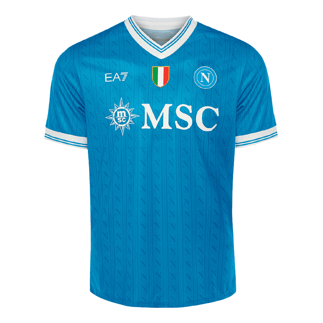 Camiseta DE BRUYNE #11 Napoli 2025/26 Primera Equipación-Versión Hincha