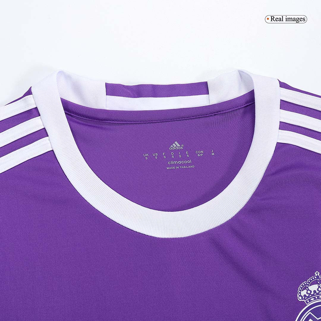 Camiseta Retro 2016/17 Benzema #9 Real Madrid Manga Larga
