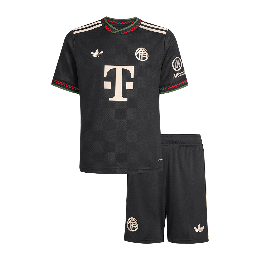 Conjunto Infantil Bayern Munich 2025/26 Tercera Equipación camiseta de fútbol