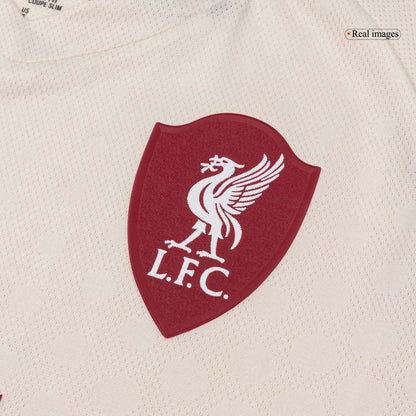 Camiseta Auténtica GAKPO #18 Liverpool 2025/26 Segunda Equipación - Version Jugador