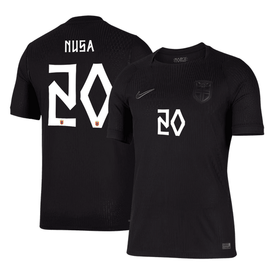 Camiseta Auténtica NUSA #20 Norway 2026 Segunda Equipación Copa del Mundo - Version Jugador