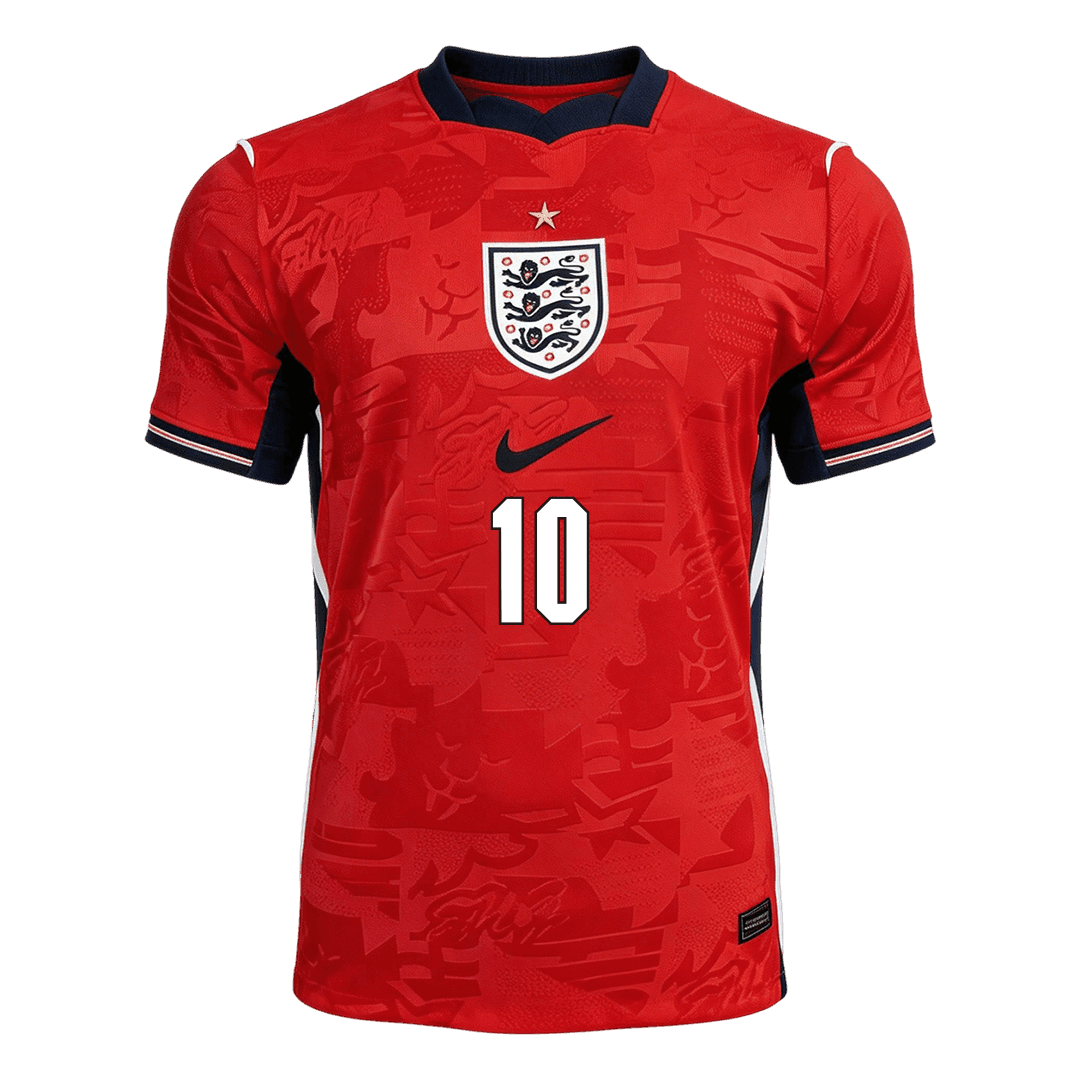 Camiseta Auténtica BELLINGHAM #10 England 2026 Segunda Equipación Copa del Mundo - Version Jugador