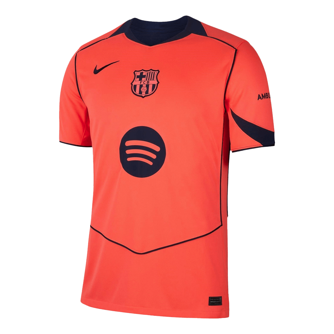 UCL Camiseta GAVI #6 Barcelona 2025/26 Tercera Equipación - Versión Hincha