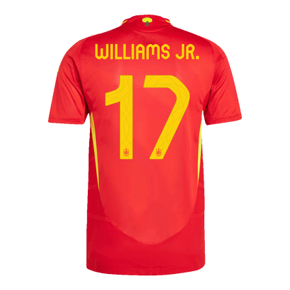 Camiseta Auténtica WILLIAMS JR. #17 Spain 2024 Primera Equipación - Version Jugador