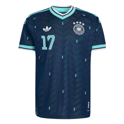 Camiseta Auténtica WIRTZ #17 Germany 2026 Segunda Equipación Copa del Mundo - Version Jugador