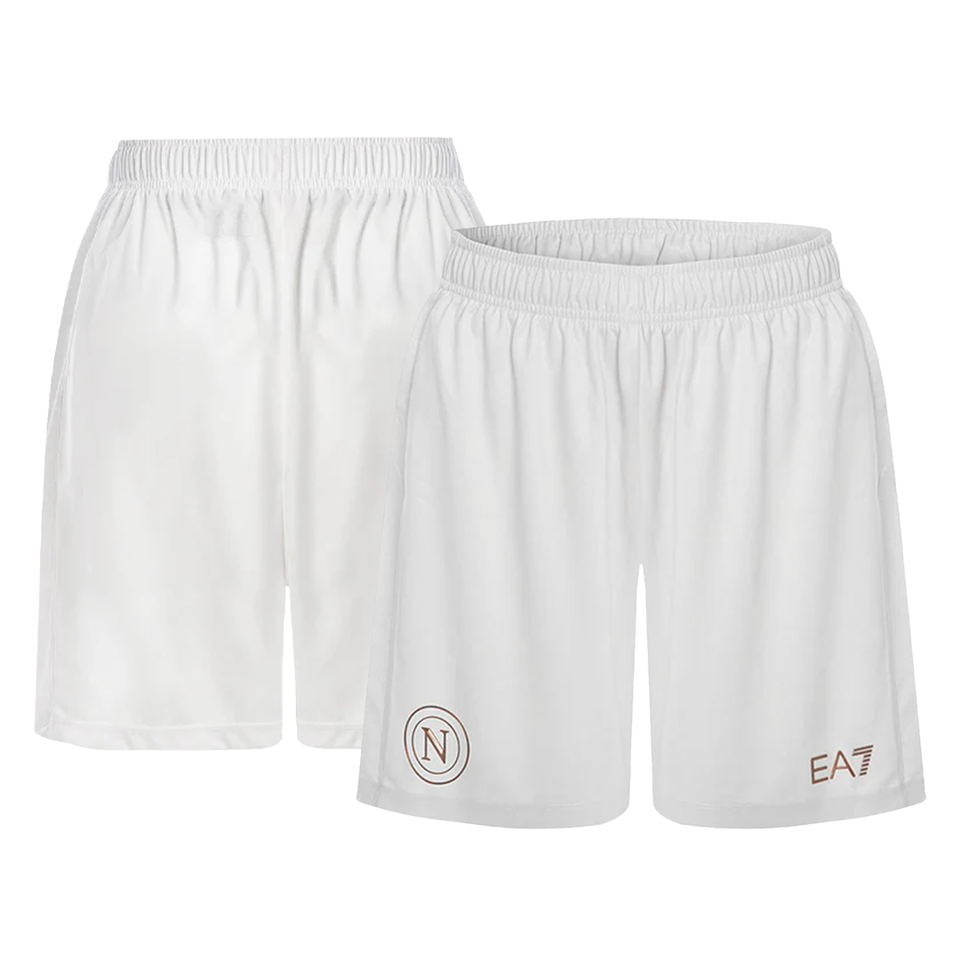 Pantalón Corto Napoli 2025/26 Segunda Equipación-Camisetas Pasion Shop