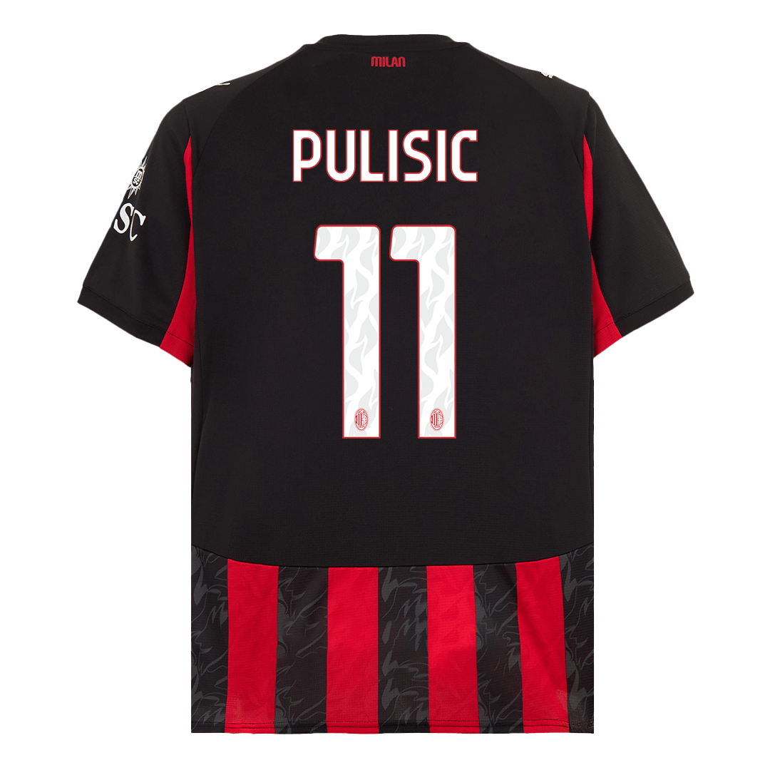 Camiseta PULISIC #11 AC Milan 2025/26 Primera Equipación - Version Hincha - Calidad premium
