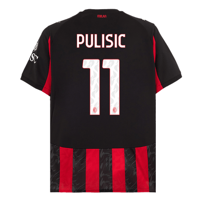Camiseta PULISIC #11 AC Milan 2025/26 Primera Equipación - Version Hincha - Calidad premium