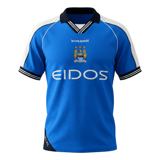 Retro 1999/01 Manchester City Primera Equipación camiseta de fútbol 2025/26