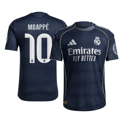 Camiseta Auténtica MBAPPÉ #10 Real Madrid 2025/26 Segunda Equipación-Versión Jugador