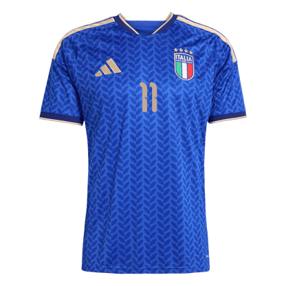 Camiseta RASPADORI #11 Italy 2026 Primera Equipación Copa del Mundo - Versión Hincha