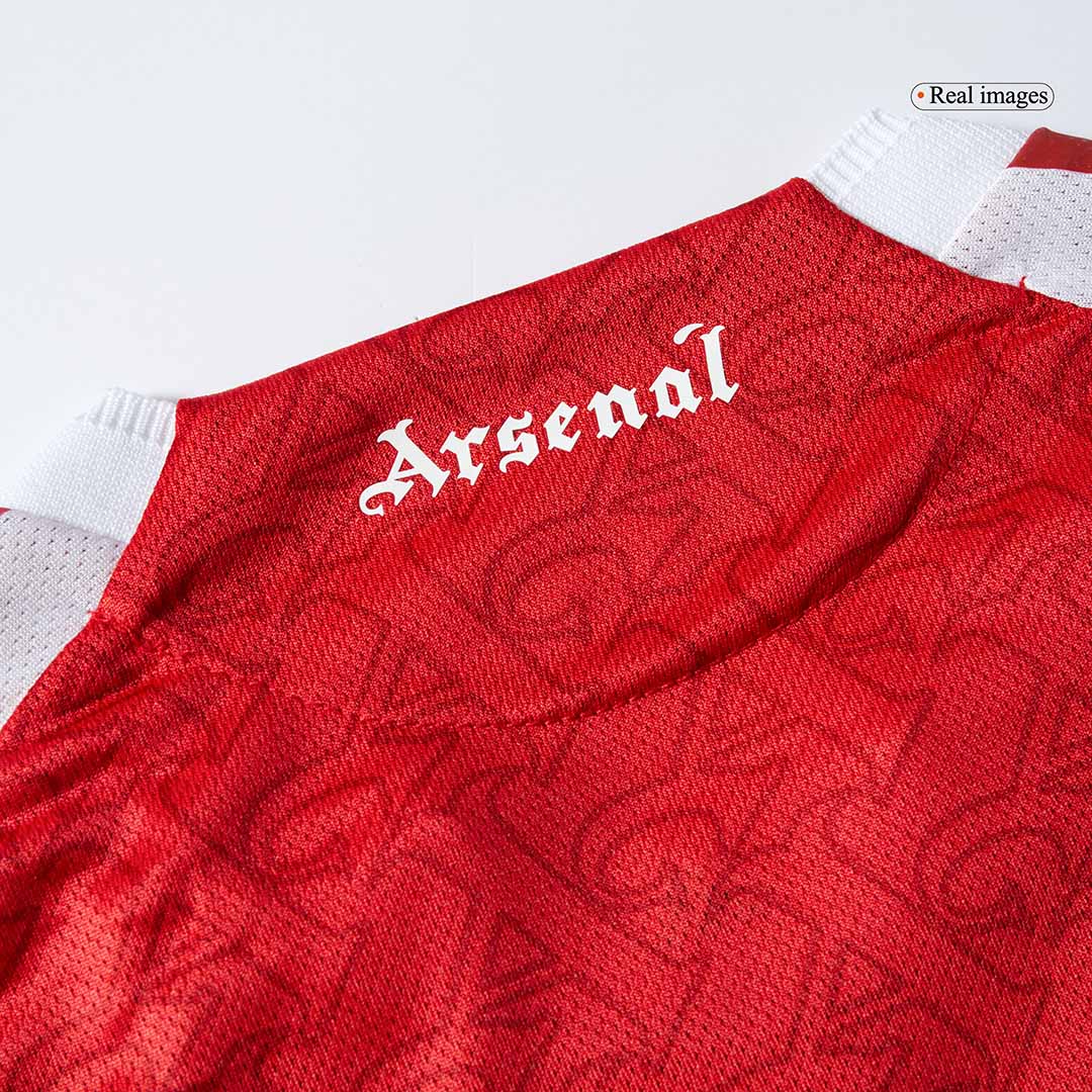 Camiseta Auténtica SALIBA #2 Arsenal 2025/26 Primera Equipación - Version Jugador
