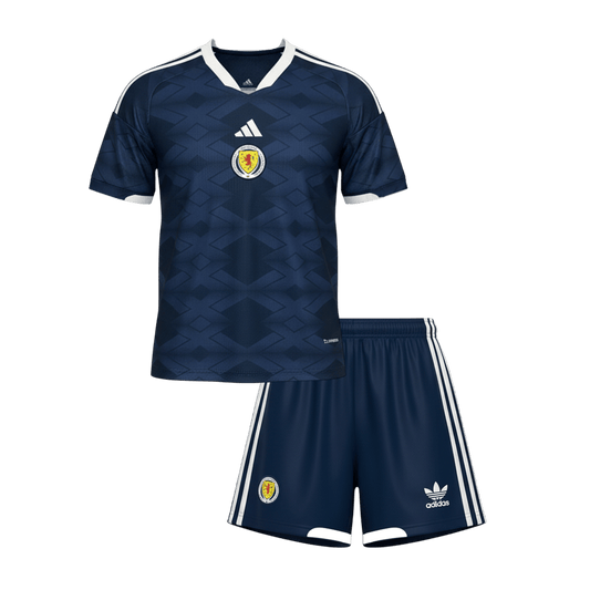 Conjunto Infantil Scotland 2026 Primera Equipación Copa del Mundo camiseta de fútbol