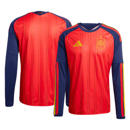 Manga Larga Spain 2026 Primera Equipación Copa del Mundo - Version Hincha