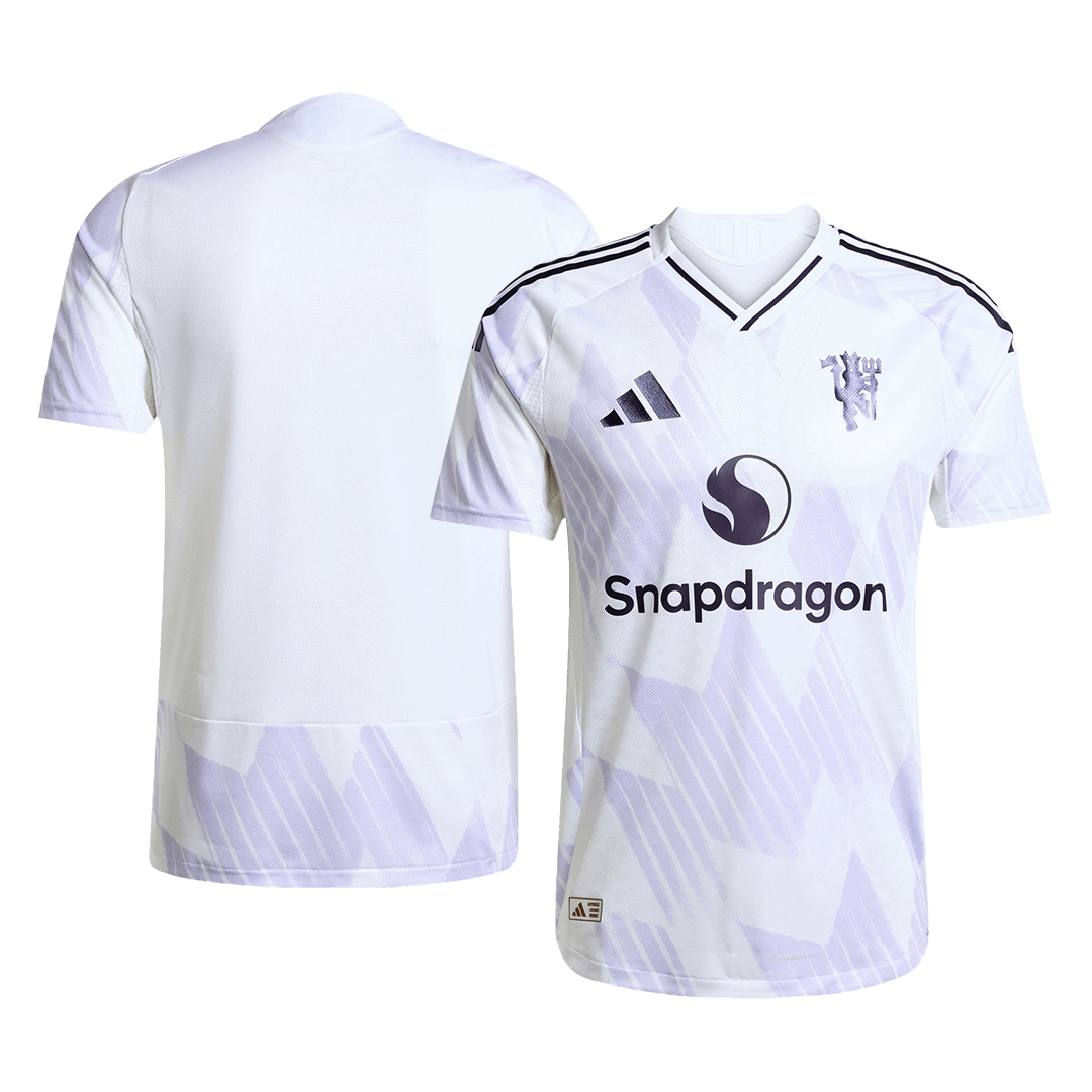 Camiseta Auténtica Manchester United 2025/26 Segunda Equipación-Versión Jugador-Camisetas Pasion Shop