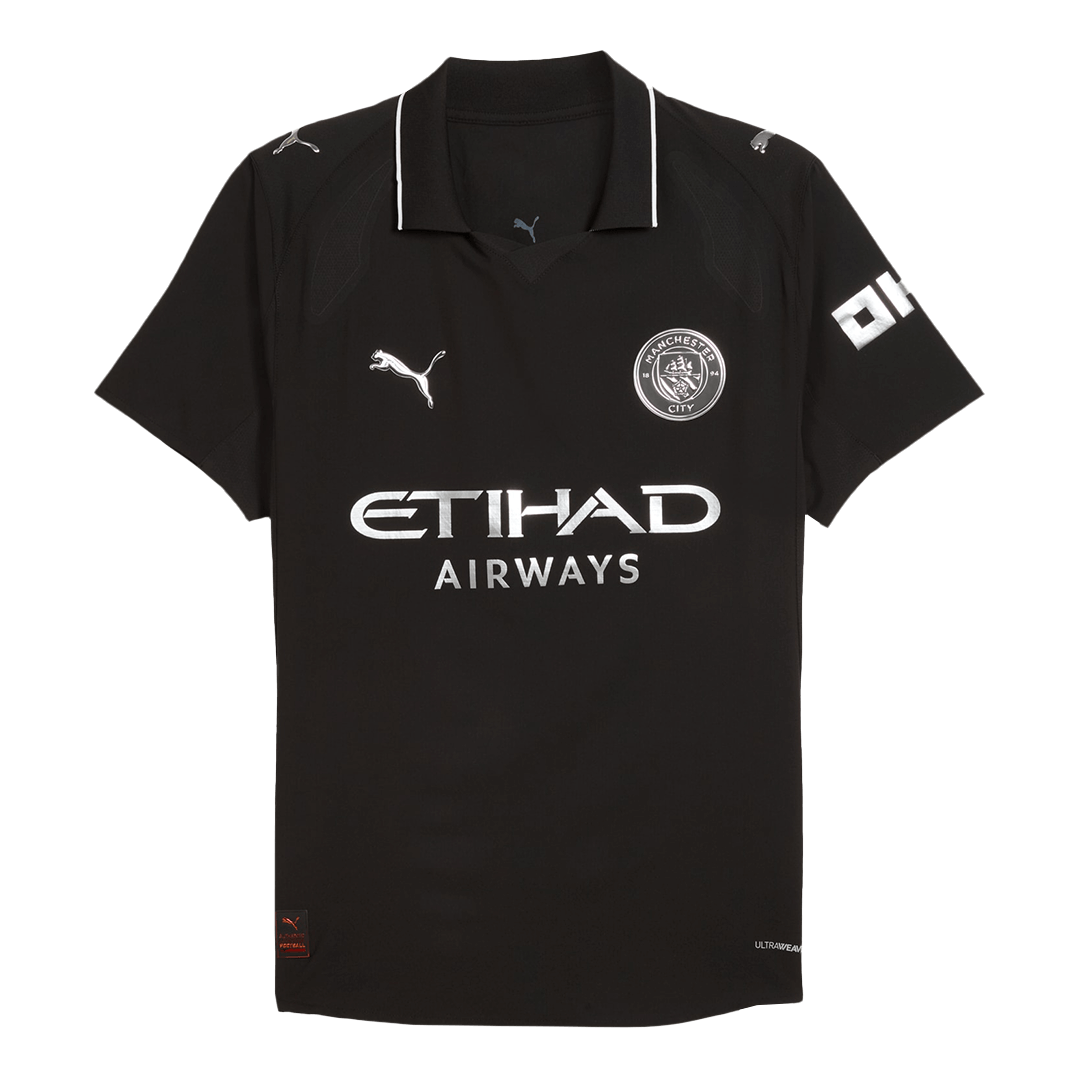 Camiseta Auténtica REIJNDERS #4 Manchester City 2025/26 Segunda Equipación - Version Jugador