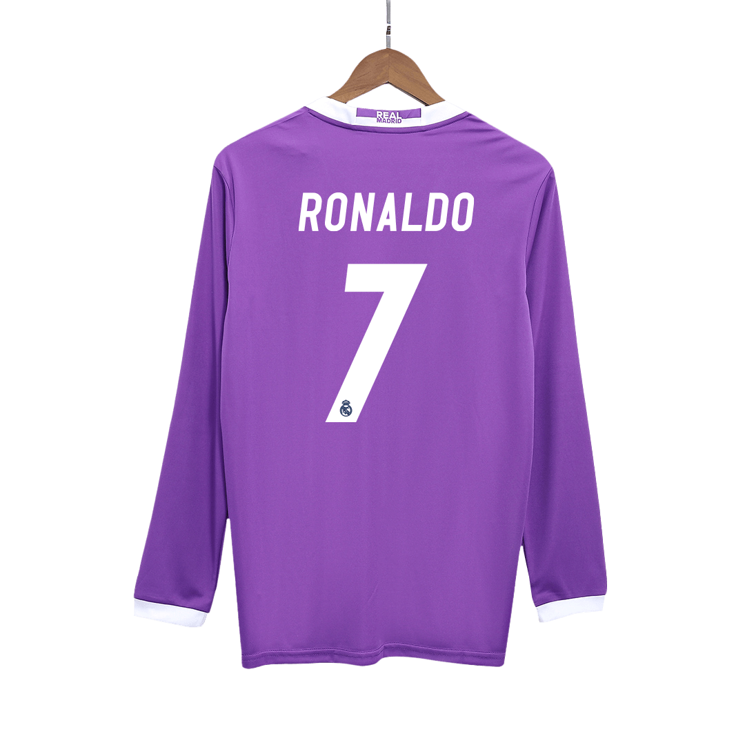 Camiseta Retro 2016/17 Ronaldo #7 Real Madrid Manga Larga 2025/26
