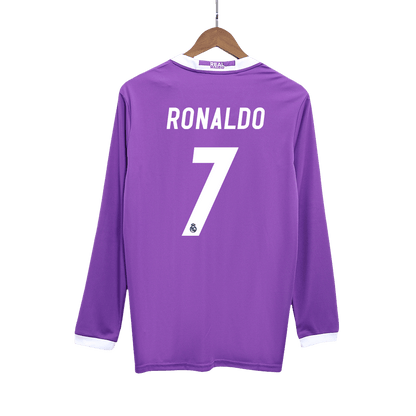 Camiseta Retro 2016/17 Ronaldo #7 Real Madrid Manga Larga 2025/26