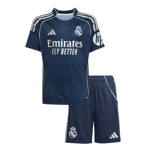 Calidad Premium Miniconjunto Real Madrid 2025/26 Segunda Equipación camiseta de fútbol