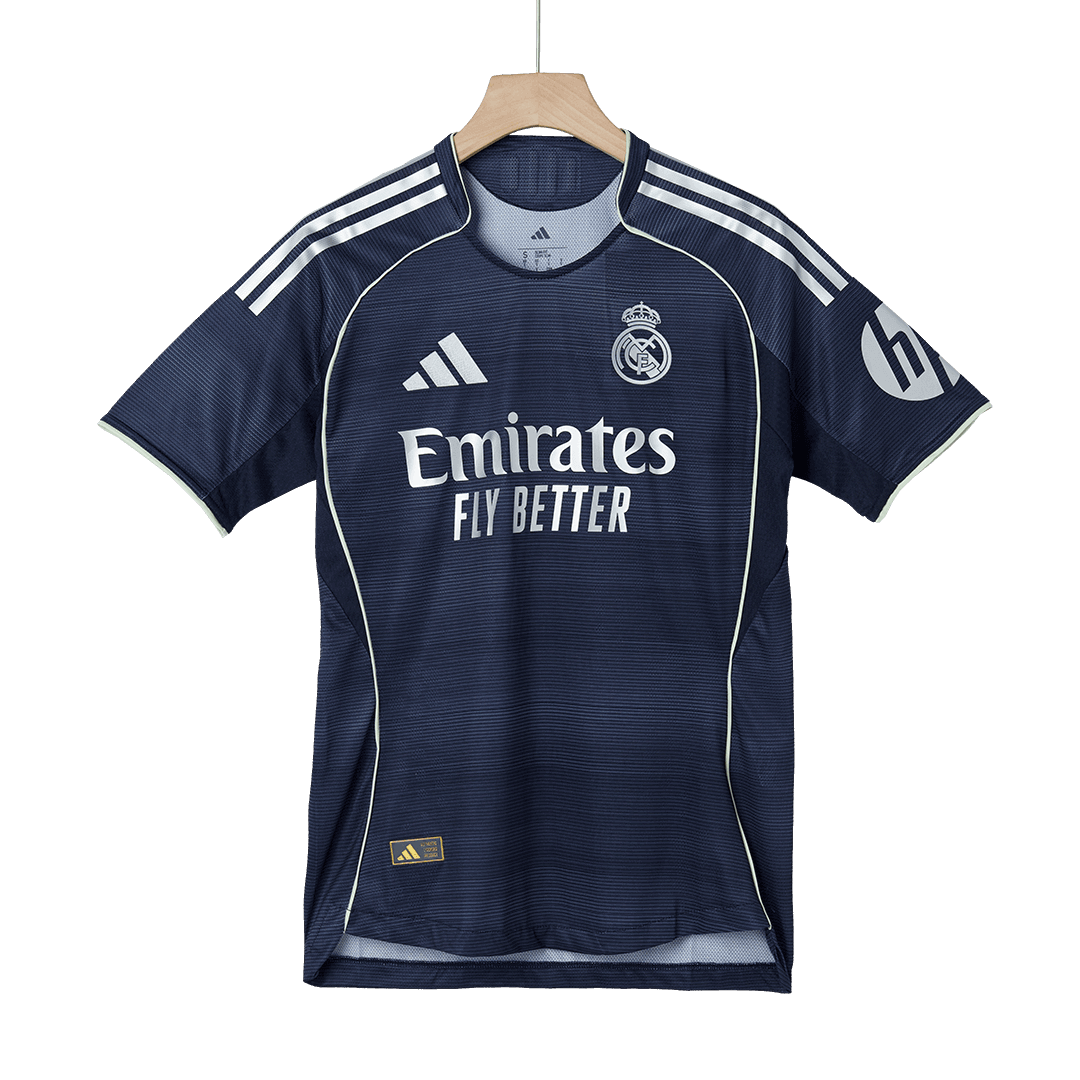 Camiseta Auténtica VALVERDE #8 Real Madrid 2025/26 Segunda Equipación-Versión Jugador