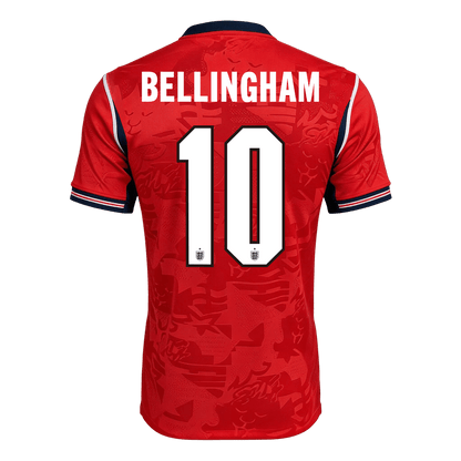 Camiseta BELLINGHAM #10 England 2026 Segunda Equipación Copa del Mundo - Versión Hincha
