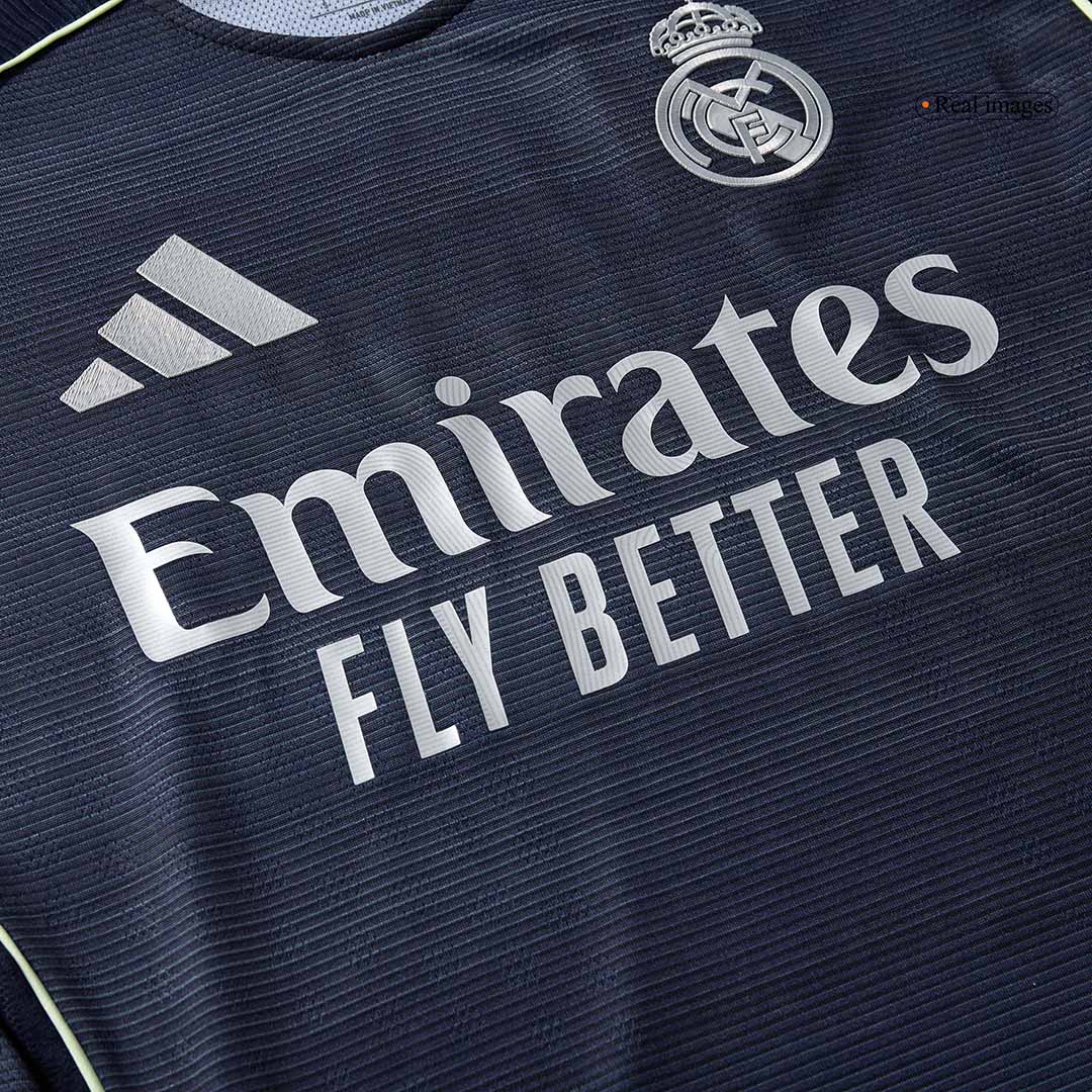 Camiseta Auténtica BELLINGHAM #5 Real Madrid 2025/26 Segunda Equipación-Versión Jugador-Camisetas Pasion Shop