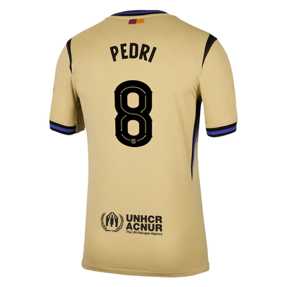 UCL Camiseta PEDRI #8 Barcelona 2025/26 Segunda Equipación-Versión Hincha-Camisetas Pasion Shop