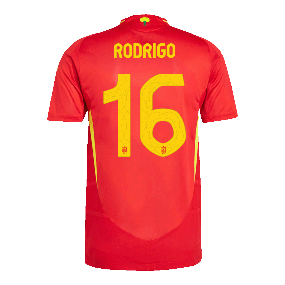 Camiseta Auténtica RODRIGO #16 Spain 2024 Primera Equipación - Version Jugador