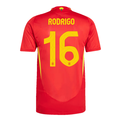 Camiseta Auténtica RODRIGO #16 Spain 2024 Primera Equipación - Version Jugador