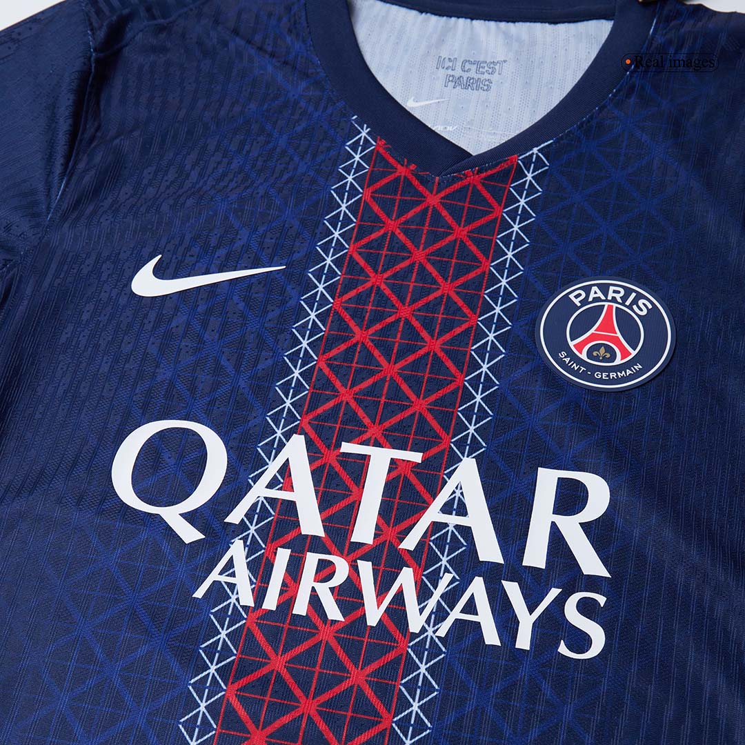 Camiseta Auténtica KVARATSKHELIA #7 PSG 2025/26 Primera Equipación-Versión Jugador-Camisetas Pasion Shop