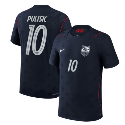 Camiseta Auténtica PULISIC #10 USA 2026 Segunda Equipación Copa del Mundo - Version Jugador