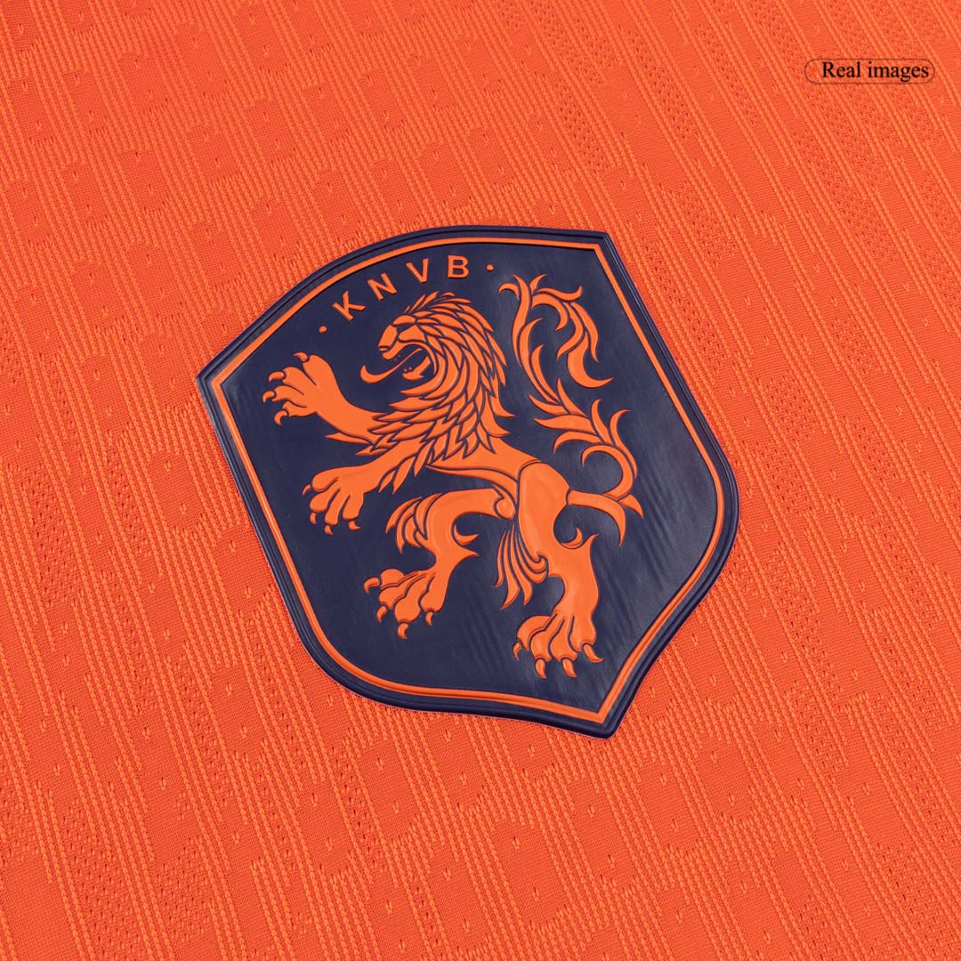 Camiseta Auténtica VIRGIL #4 Netherlands 2026 Primera Equipación Copa del Mundo - Version Jugador