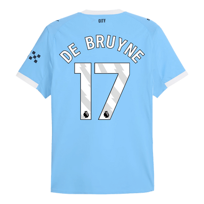 Camiseta Auténtica DE BRUYNE #17 Manchester City 2025/26 Primera Equipación-Versión Jugador-Camisetas Pasion Shop