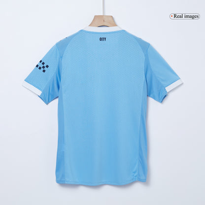 Camiseta Auténtica HAALAND #9 Manchester City 2025/26 Primera Equipación-Versión Jugador-Camisetas Pasion Shop