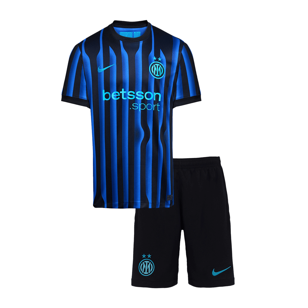 Miniconjunto Inter Milán 2025/26 Primera Equipación Niño (Camiseta + Pantalón Corto)