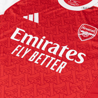Camiseta SALIBA #2 Arsenal 2025/26 Primera Equipación - Version Hincha - Calidad premium