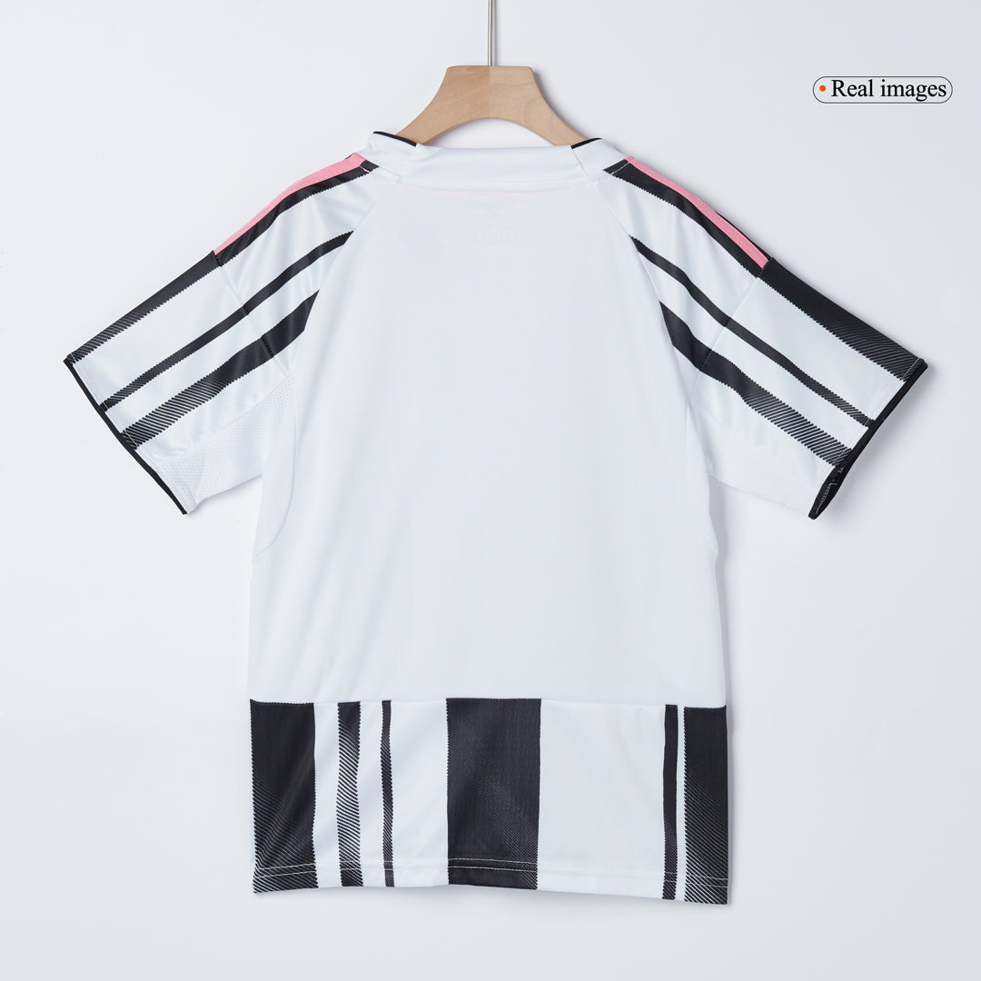 Conjunto Infantil Completo Juventus 2025/26 Primera Equipación Kids-Camisetas Pasion Shop
