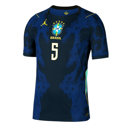 Camiseta Auténtica CASEMIRO #5 Brazil 2026 Segunda Equipación Copa del Mundo - Version Jugador