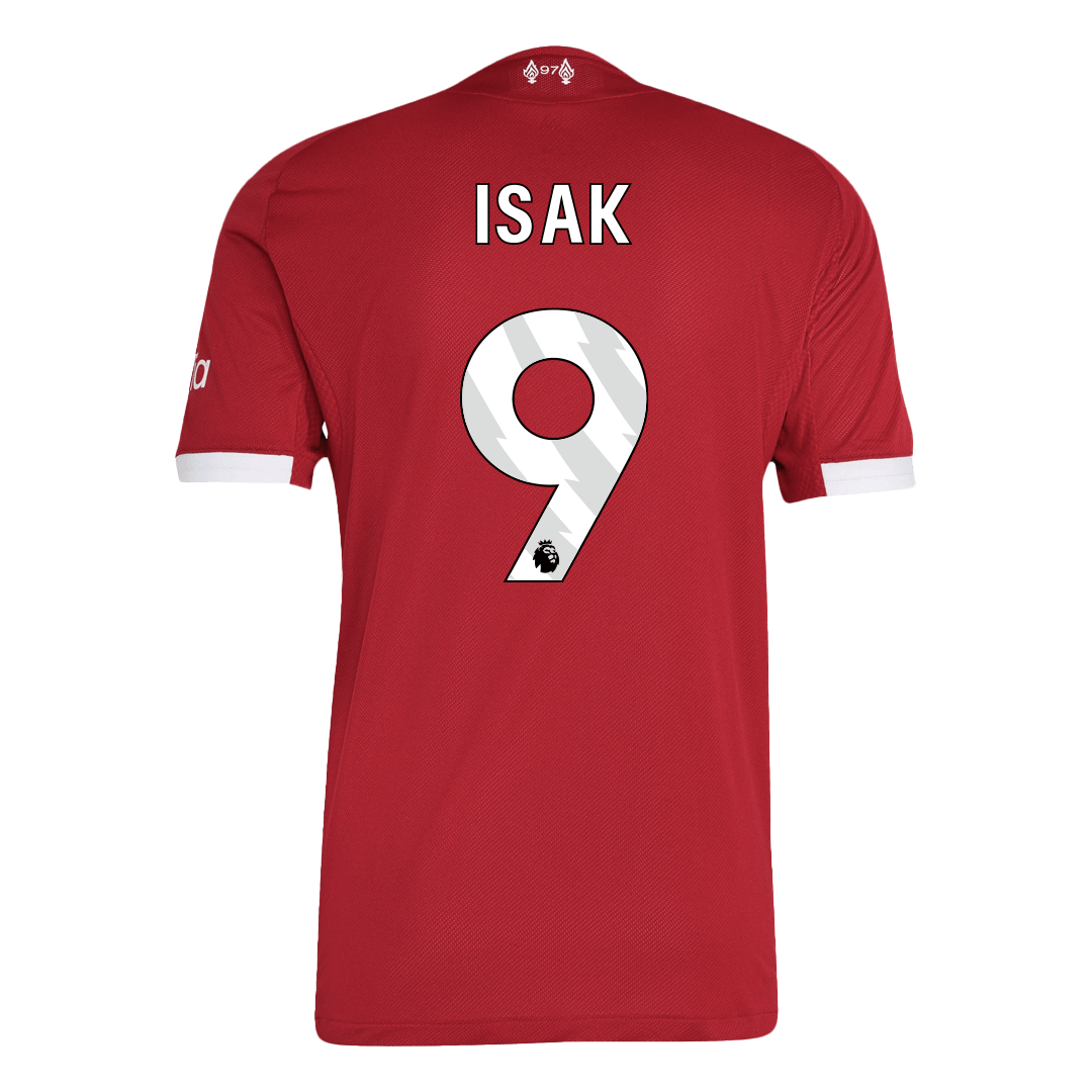 Camiseta Auténtica ISAK #9 Liverpool 2025/26 Primera Equipación-Versión Jugador-Camisetas Pasion Shop